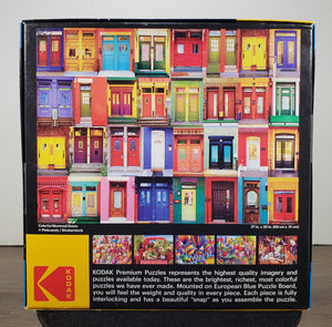 Kodak Premium Puzzles Colorful Montreal Doors Jigsaw Puzzle