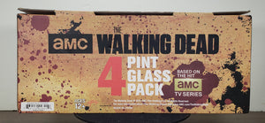 "The Walking Dead" 4 Pint Glass Pack