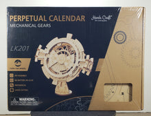 Load image into Gallery viewer, LK201 Hands Craft Perpetual Calendar Mechanical Gears 3D Wooden Puzzle
