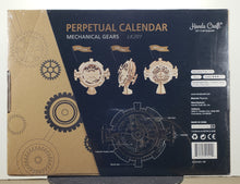 Load image into Gallery viewer, LK201 Hands Craft Perpetual Calendar Mechanical Gears 3D Wooden Puzzle
