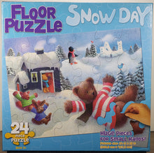 Load image into Gallery viewer, Dalmatian Press Floor Puzzle Snow Day
