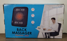 Load image into Gallery viewer, Heated and Massaging Back Chair Massager for Home, Office or Car
