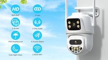 Load image into Gallery viewer, Dual Lens Dual Screen IP Camer 4K 8MP or 4MP HD PTZ WiFi Security Camera
