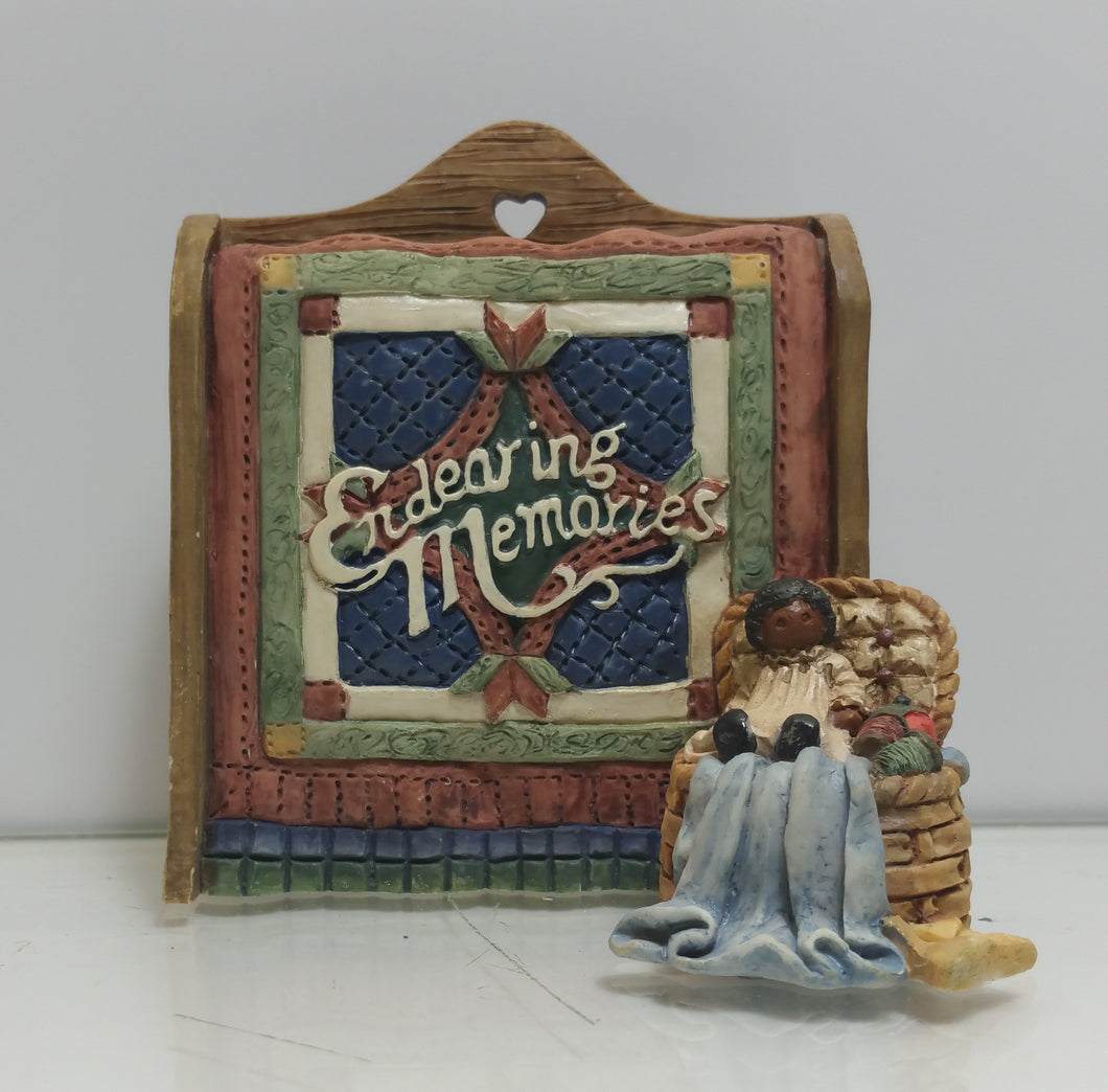 1994 Miss Martha Originals Endearing Memories Resin Art SIGNATURE SIGN 8019 - Masolut Superstore