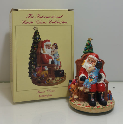 Santa Claus Figurine Malaysian - Collectible Christmas - Masolut Superstore