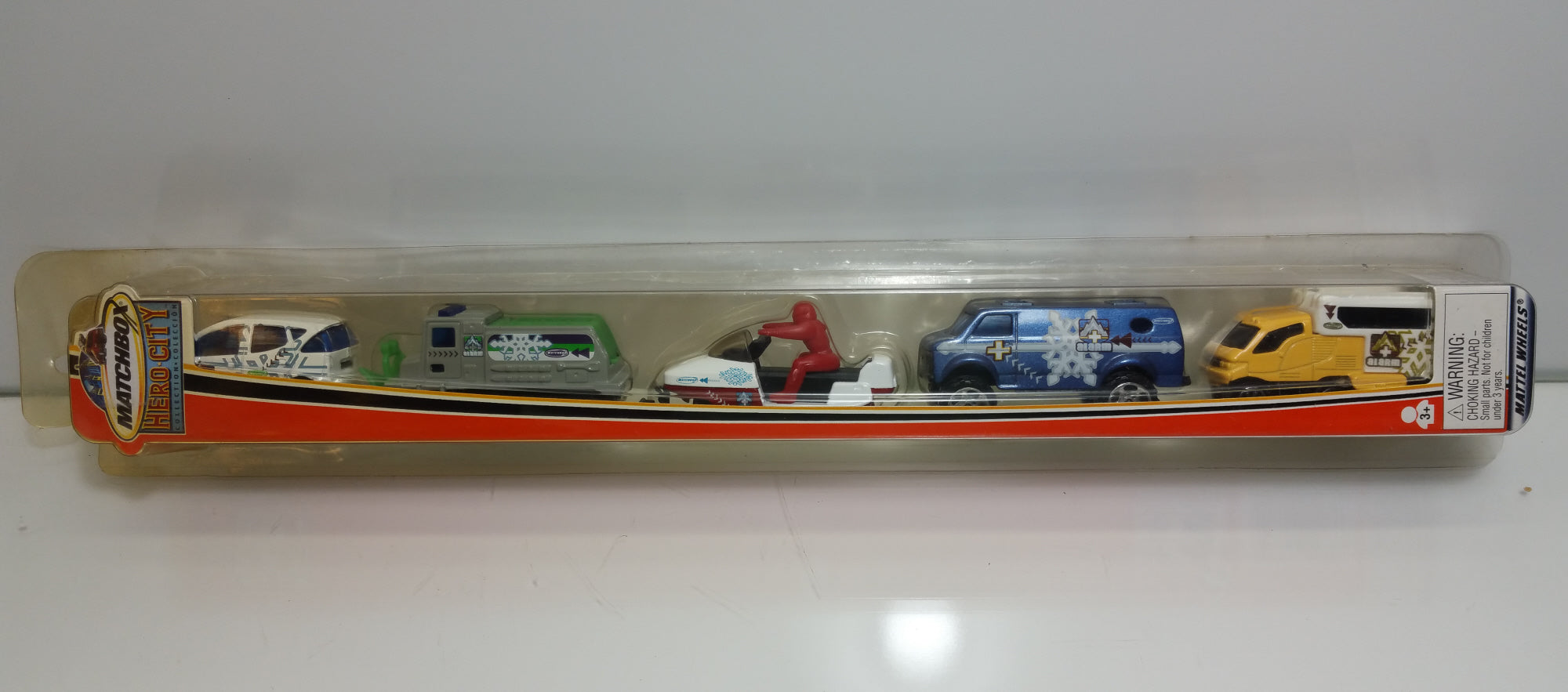 2002 Matchbox Hero City 5 Pack Tube Snow Patrol