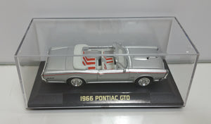 1966 Pontiac GTO Convertible NEWRAY Diecast 1:43 Scale Silver - Masolut Superstore