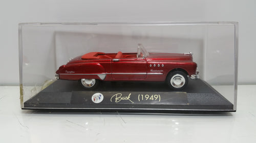 New Ray Candy Apple Red 1949 Buick Roadmaster Convertible 1/43 N Scale Diecast Car - Masolut Superstore