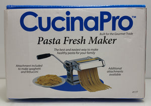 Pasta Maker Machine (177) By Cucina Pro - Heavy Duty Steel Construction - Masolut Superstore