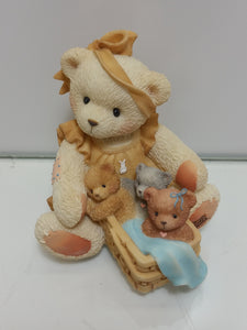 Cherished Teddies "Tanna" When Your Hands Are Full, There's Still Room In Your Heart Figurine - Masolut Superstore
