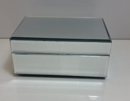 Mirrored Treasure Keepsake Box w/ Beveled Edges by Valerie - Masolut Superstore