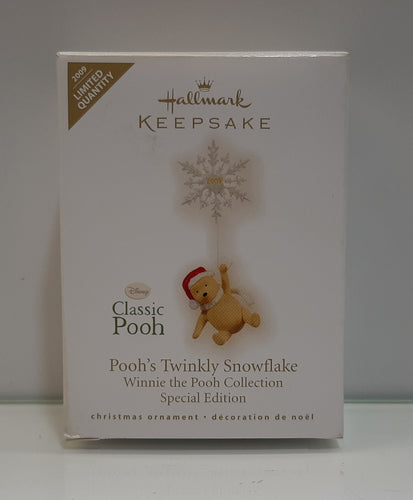 Pooh with Snowflake 2009 Hallmark Ornament - Masolut Superstore