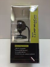 Load image into Gallery viewer, Quick 1.3MP WebCam with Night Vision (Black) - Masolut Superstore
