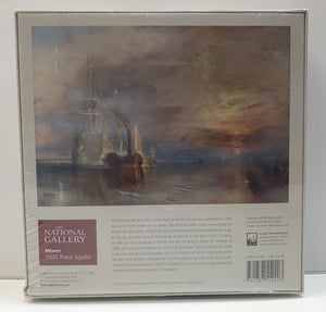 Adult Jigsaw Puzzle National Gallery Turner: Fighting Temeraire: 1000-piece - Masolut Superstore