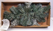 Load image into Gallery viewer, Christmas Plastic Wreath with Pine Cones and Metal Candle Holder - Masolut Superstore

