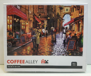 Jigsaw Puzzle for Adults-Coffee Alley-1000 Piece Jigsaw Puzzles - Masolut Superstore