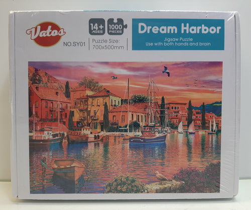 VATOS 1000 Piece -Jigsaw Puzzles Dreamful Harbor - Masolut Superstore