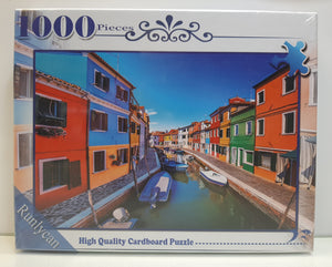 Venice Water City Colorful House of BURANO 1000 pic Puzzle - Masolut Superstore