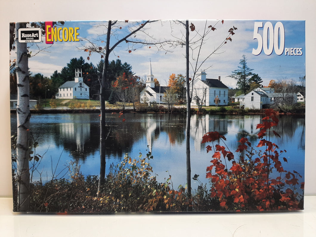 Rose Art 1998 Encore 500 Pieces Puzzle - Marlow, New Hampshire - Masolut Superstore