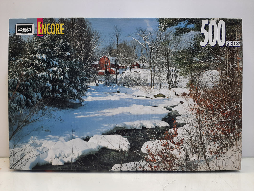 Rose Art 1998 Encore 500 Pieces Puzzle - Brownsville,Vermont - Masolut Superstore
