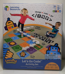 Learning Resources Let's Go Code! Activity Set, 50 Pieces, Ages 5+