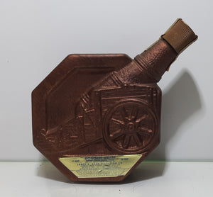 Vintage 1970 Jim Beam Cannon Decanter Bottle Empty 7 3/4" Tall