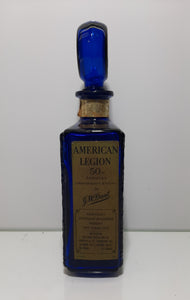 J. W. Dant American Legion 50th Anniversary Commemorative Bourbon Decanter