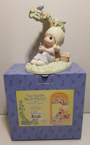 Precious Moments - Your Song Fills The Air With Love - Members Only Figurine