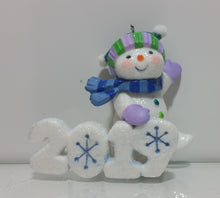 Load image into Gallery viewer, Hallmark Keepsake Christmas Ornament 2019 Year Dated Frosty Fun Decade Snowman

