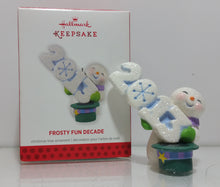 Load image into Gallery viewer, Hallmark 2013 Frosty Fun Decade Christmas Ornament
