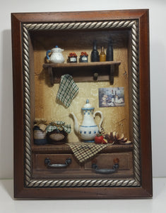 Country Kitchen Shadow Box 16" x 12"