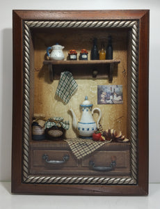 Country Kitchen Shadow Box 16" x 12"