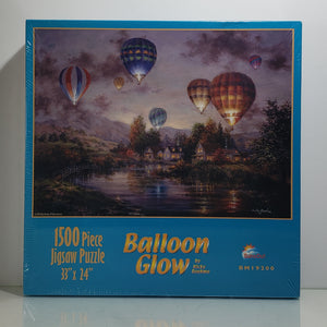 1500 pc Balloon Glow Jigsaw Puzzle by Nicky Boehme