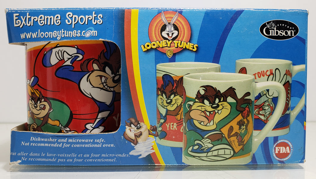 Looney Tunes Extreme Sports 4 pc Mugs Set