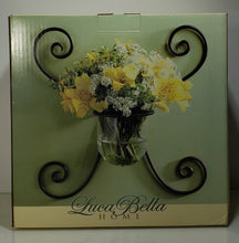 Load image into Gallery viewer, Luca Bella Gabrielle Wrought Iron Wall Sconce
