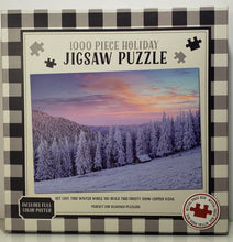 Load image into Gallery viewer, Winter Scene 1000 piece jigsaw puzzle Wondershop Snow Christmas Tree
