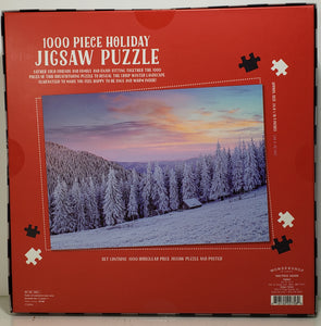 Winter Scene 1000 piece jigsaw puzzle Wondershop Snow Christmas Tree
