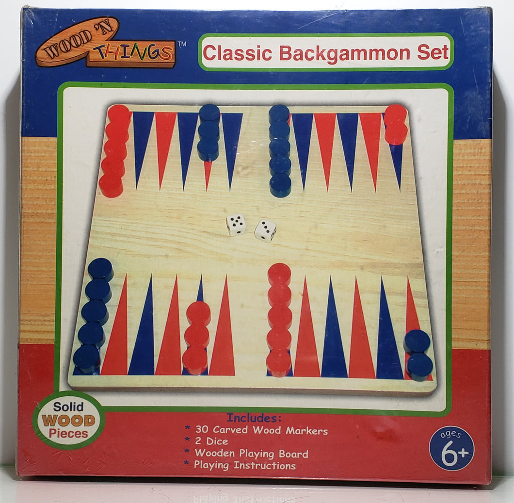 Wood'N Things Classic Backgammon Set