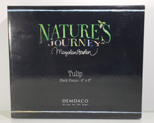Load image into Gallery viewer, Demdaco Nature&#39;s Journey Tulip Black Frame, 4x6
