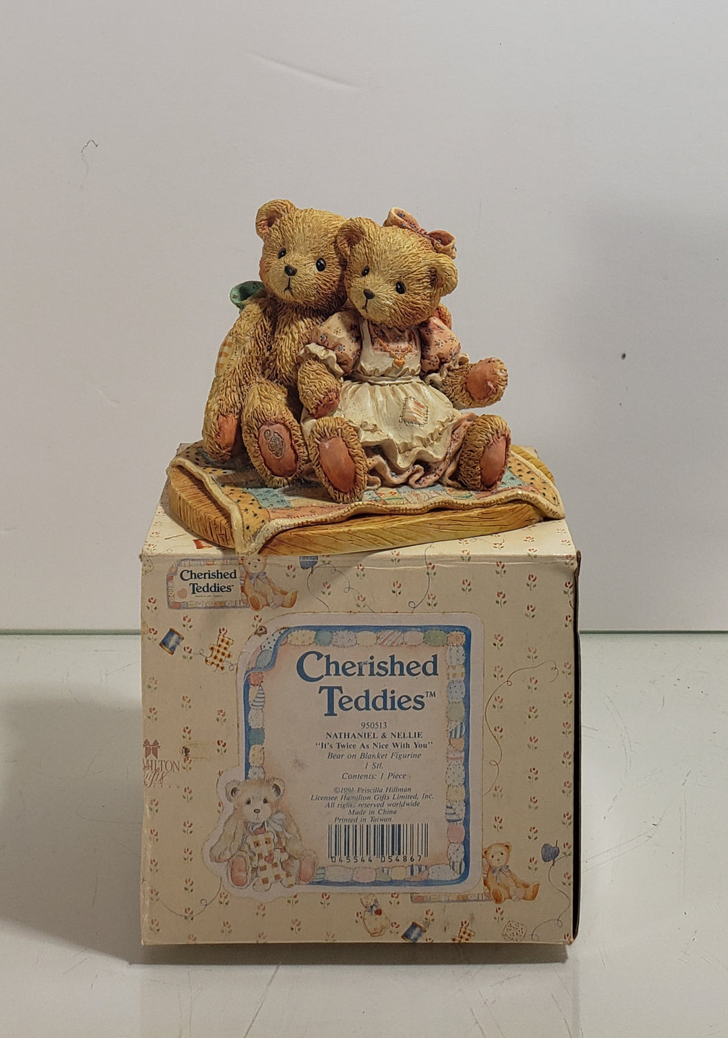Nathaniel and Nellie... It's Twice As Nice with You Cherished Teddies 950513
