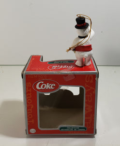Coca Cola Trim A Tree Collection Top Hat Bear Welcoming 2000 With A Coke