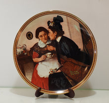 Load image into Gallery viewer, Norman Rockwell Gossiping in the Alcove Plate
