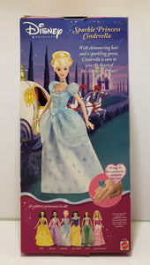 Disney Sparkle Princess Cinderella Barbie with Ring
