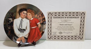 Norman Rockwell's "Annie and Grace" Collector Plate