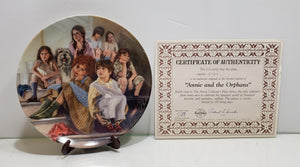Norman Rockwell's "Annie and the Orphan's" Collector Plate