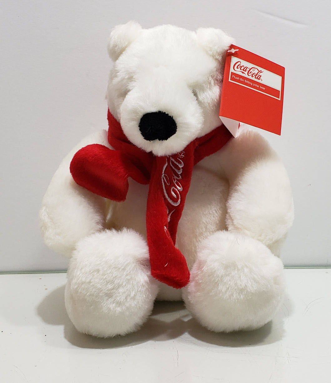 Coca-Cola Polar Bear with Red Scarf Dated 2010