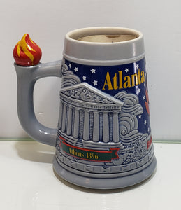 1995 Budweiser "Atlanta 1996" Beer Stein