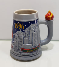 Load image into Gallery viewer, 1995 Budweiser &quot;Atlanta 1996&quot; Beer Stein
