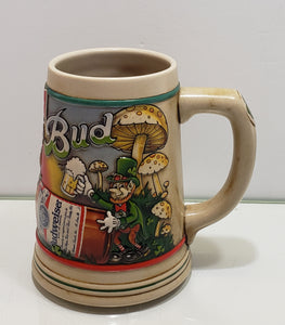 1993 Budweiser "St Patrick's Day" Beer Stein