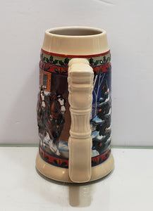 2003 Budweiser "Old Towne Holiday" Beer Stein